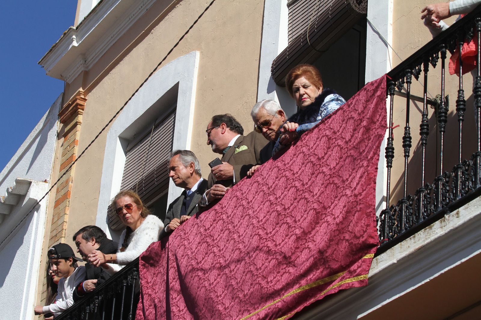 Imágenes de las tiradas en honor a San Antonio Abad en Trigueros