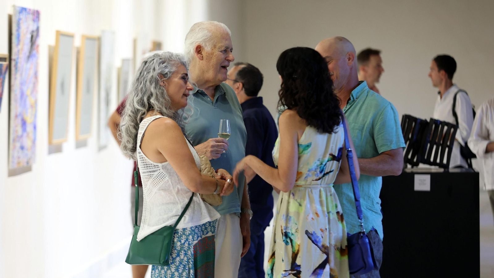 Imágenes de la exposición 'Esencias que unen' a Haro y Jerez