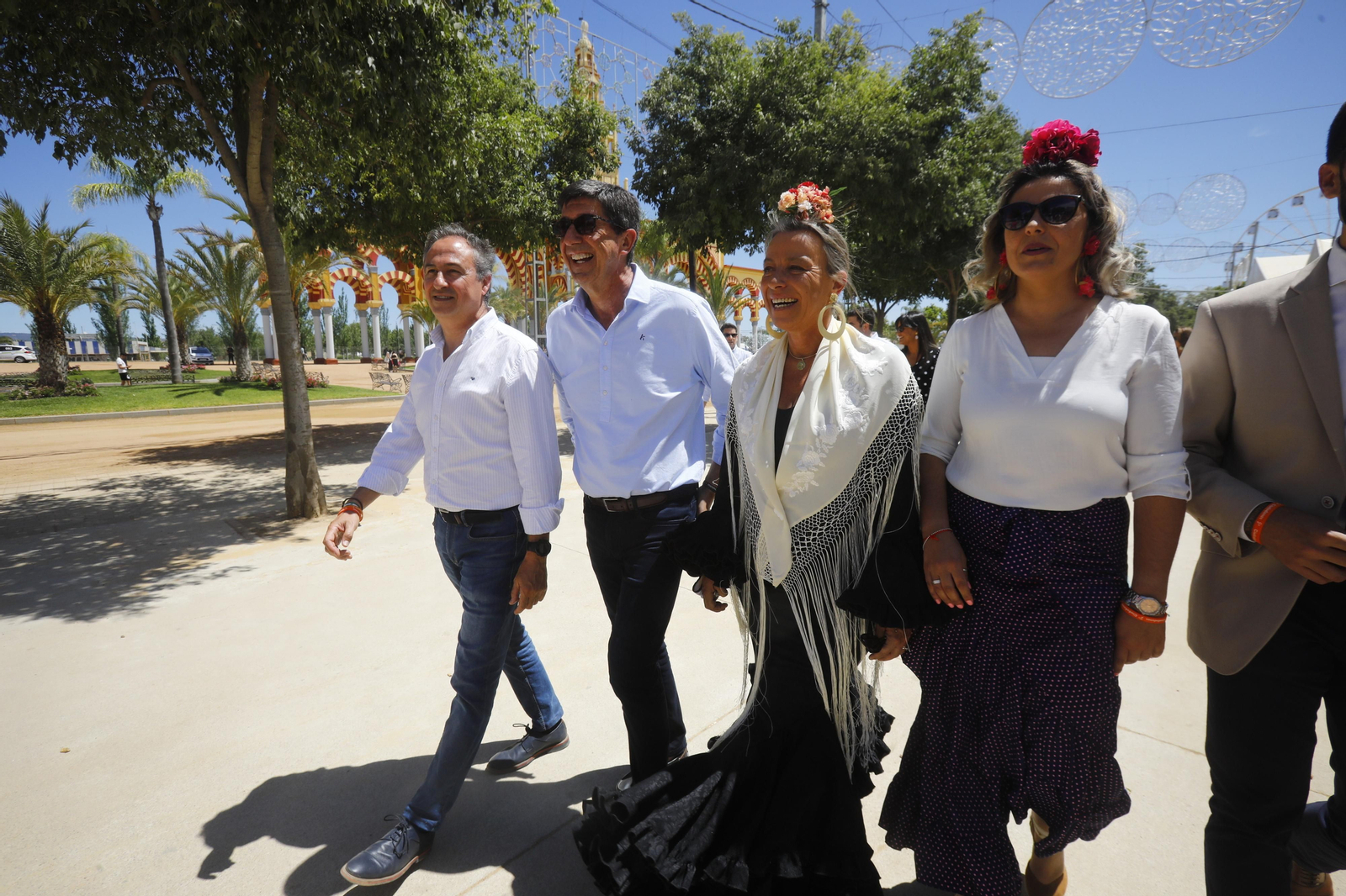 La visita de Juan Marín a la Feria de Córdoba, en imágenes.