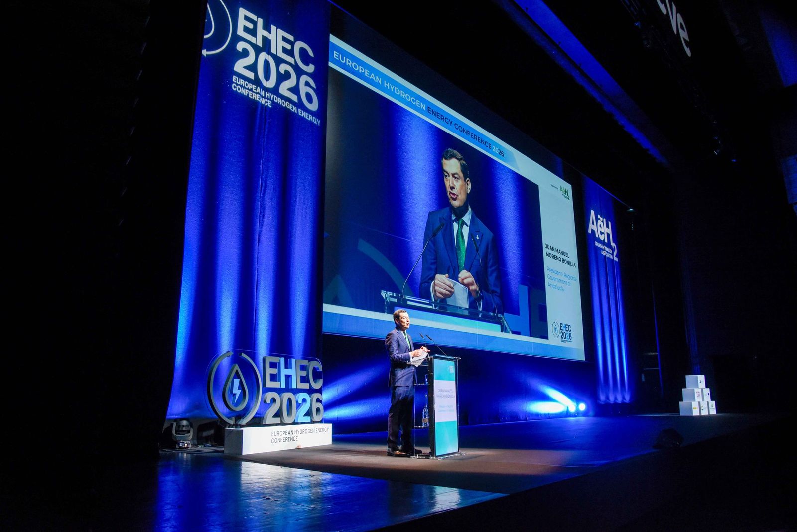 La inauguración del 'European Hydrogen Energy Conference', en imágenes