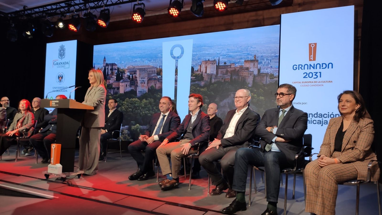 La presentación de Granada de la Capitalidad Cultural 2031, en imágenes