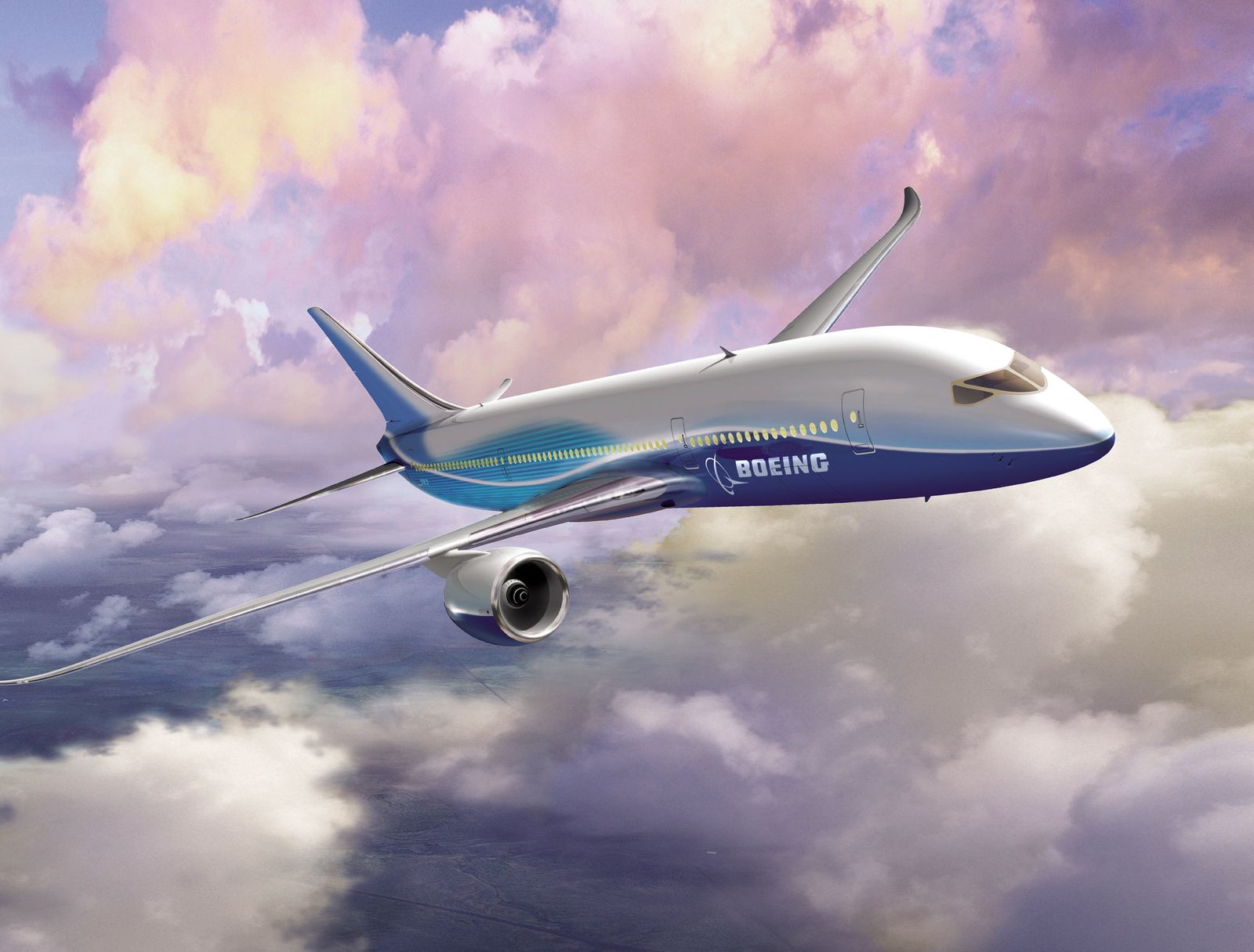 Modelo Boeing  7E7 Dream Liner.