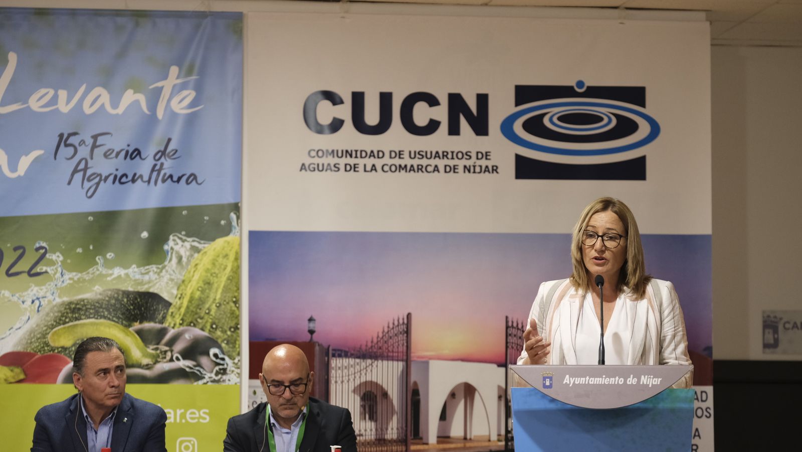 Imágenes de las jornadas de la CUCN sobre el agua en la Expolevante de Níjar.