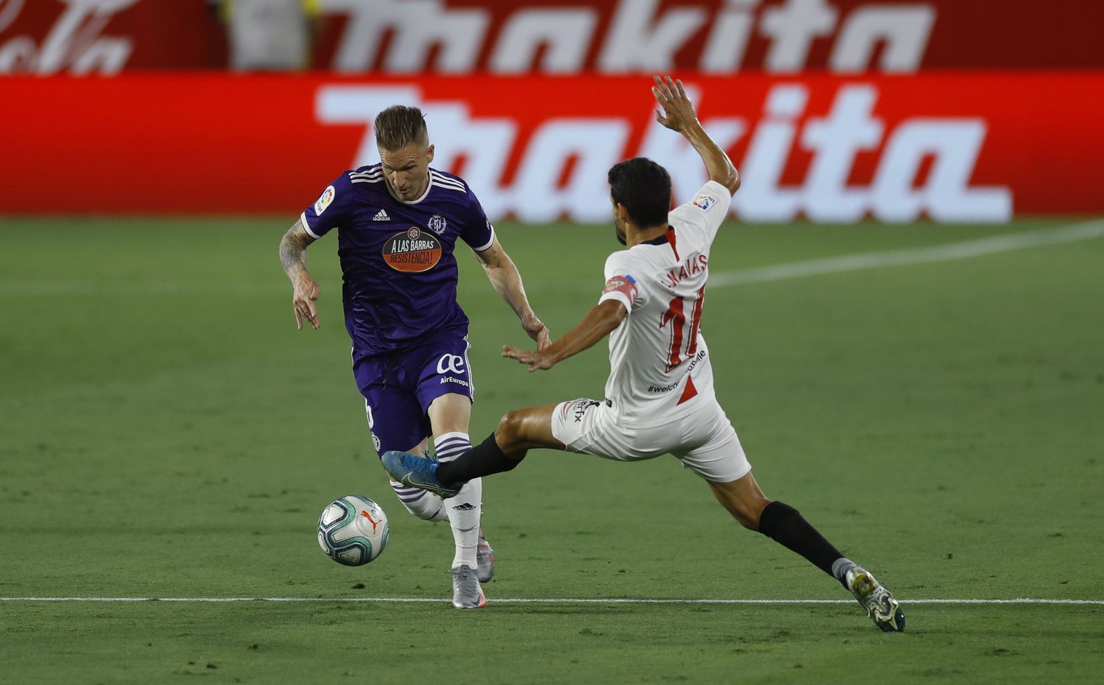 Las imágenes del Sevilla-Valladolid