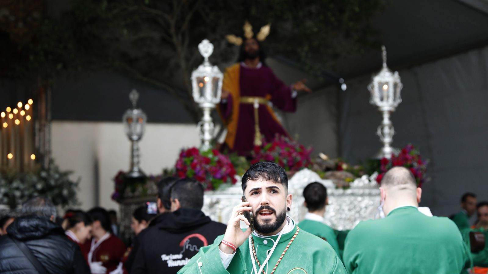 Fotos del Lunes Santo en San Roque: Oración en el Huerto.