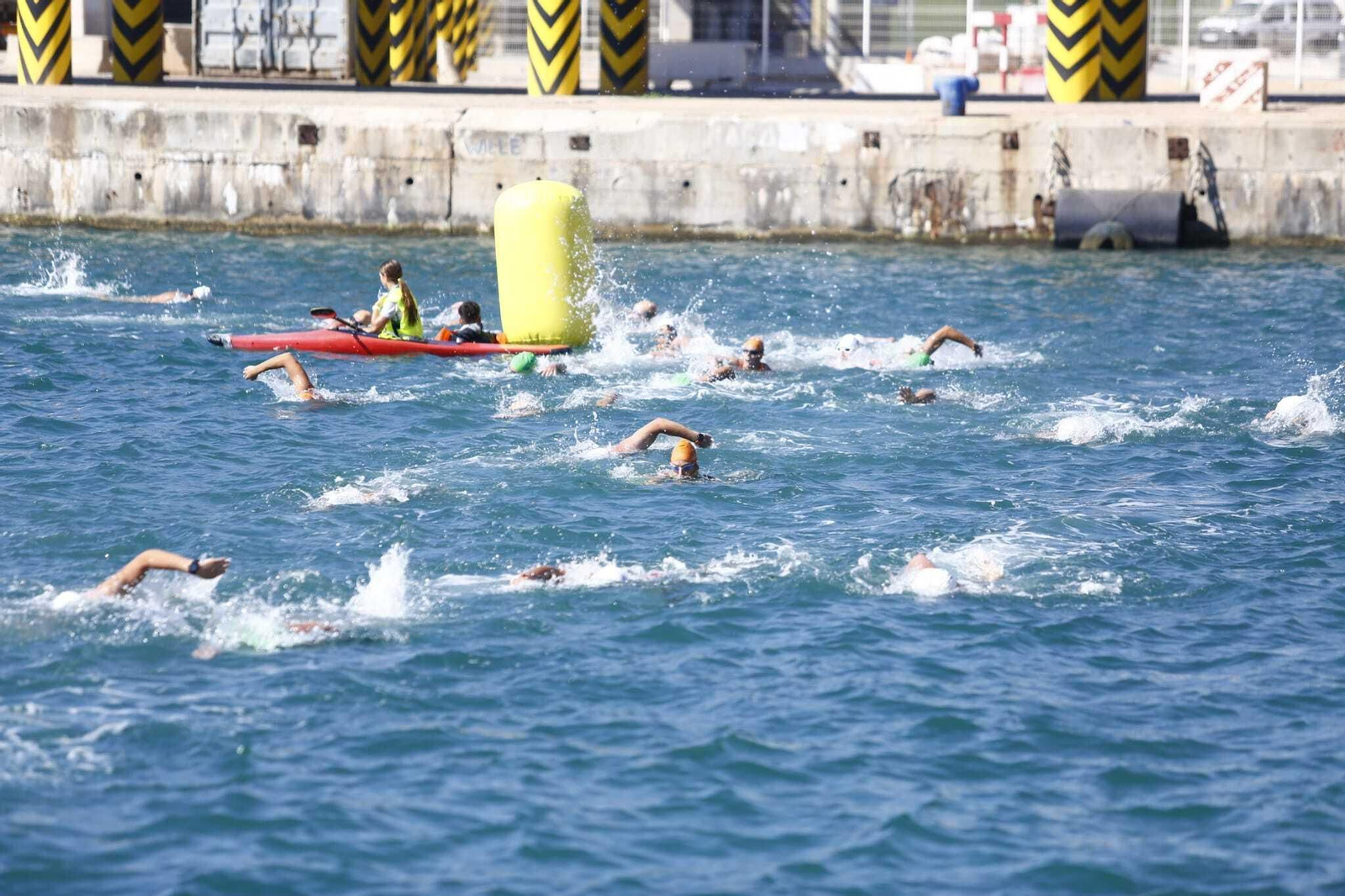 La 62 Travesía a Nado del Puerto de Málaga, en fotos
