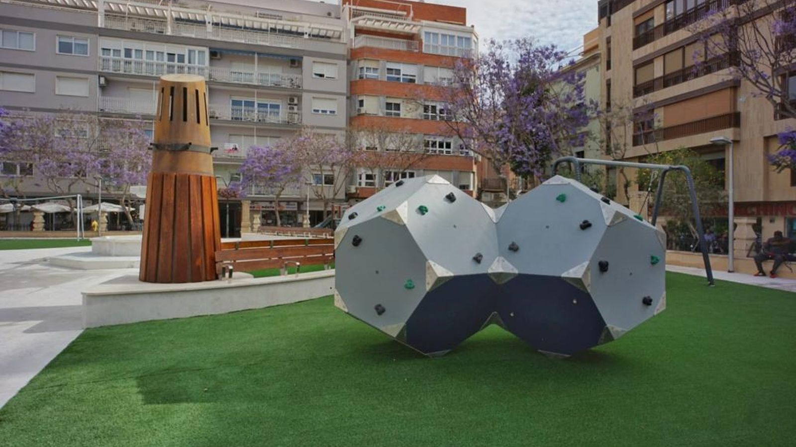 El pequeño rocódromo