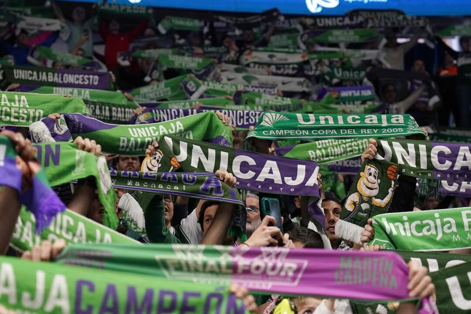 Aficionados del Unicaja.