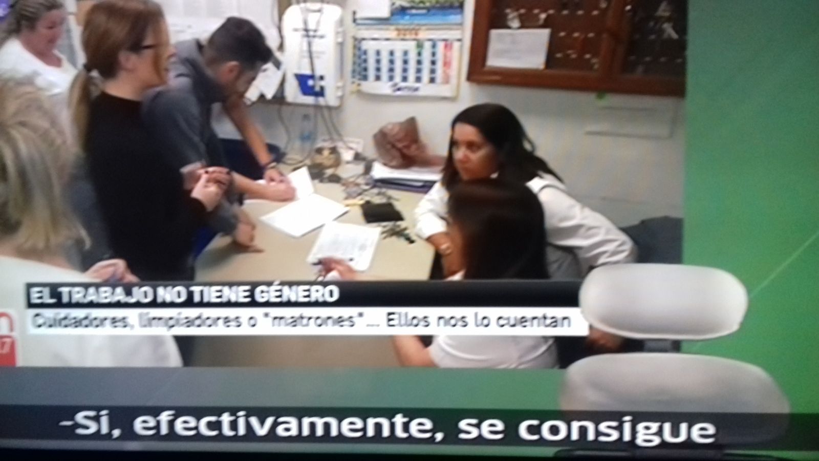 La silla de los intérrpetes de signos vacía en Canal Sur 2
