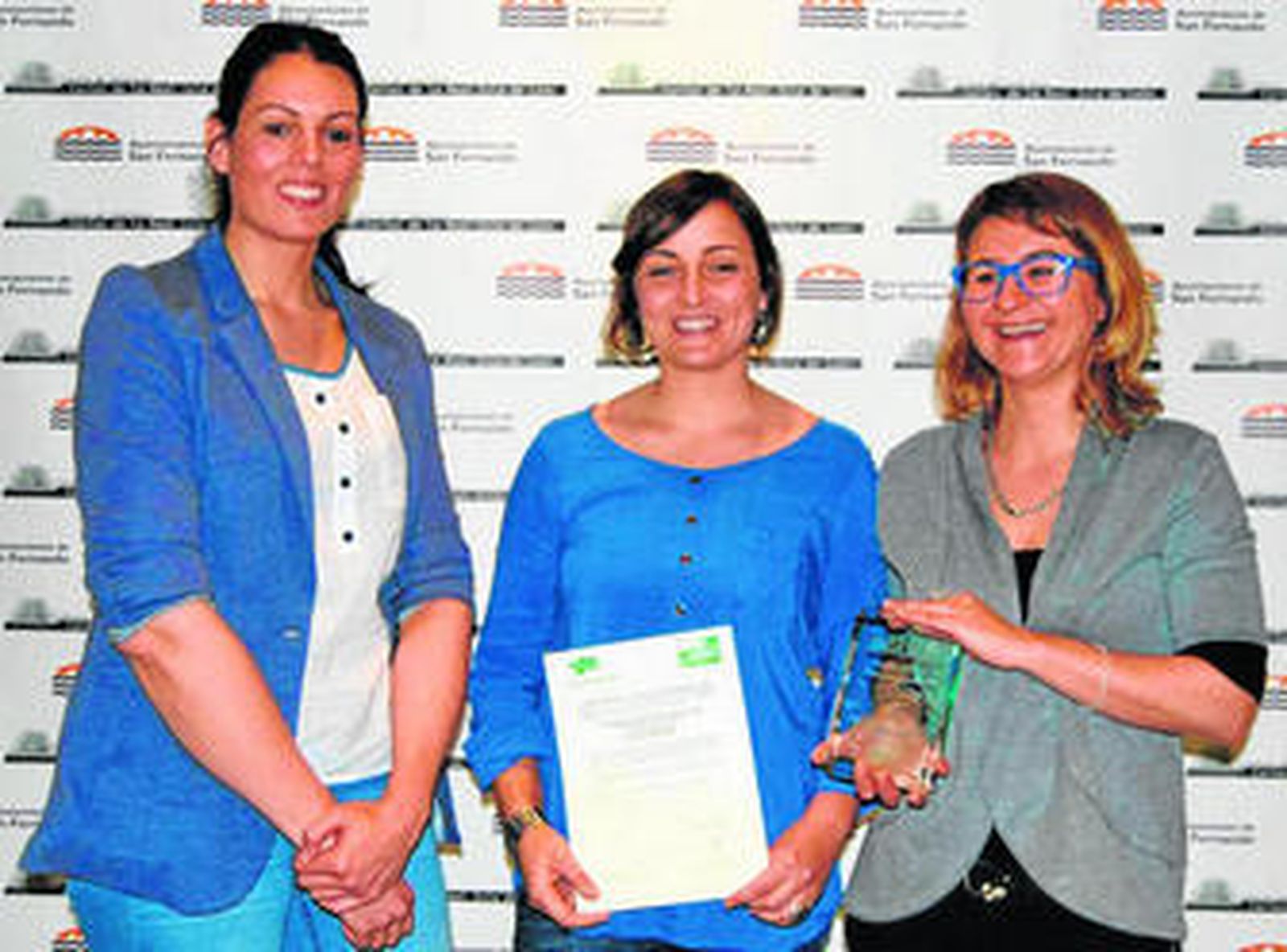 Raquel Velázquez, Mónica Medina y Consuelo Guerra, fundadoras de Suralgae.