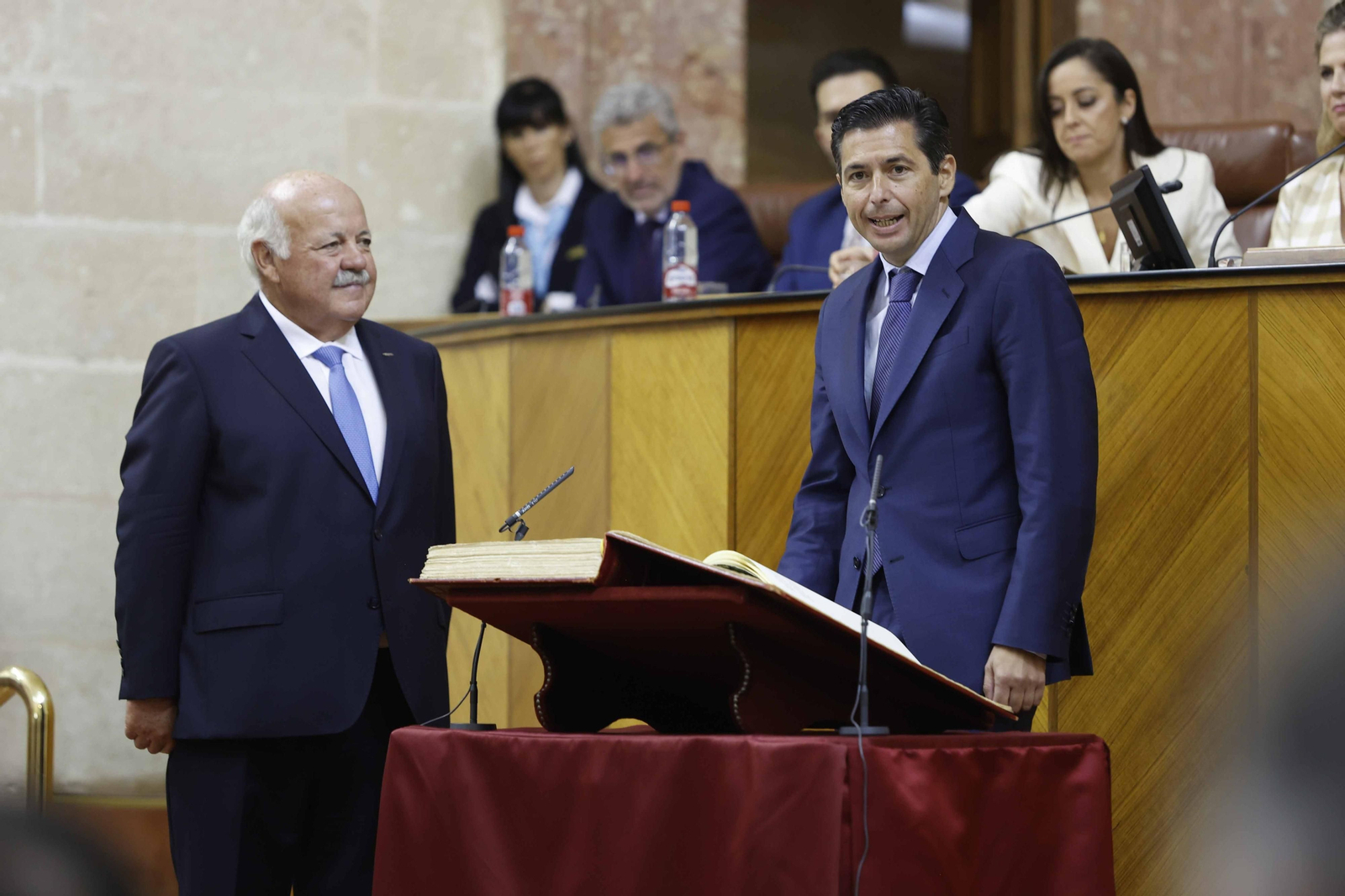 La constitución del Parlamento andaluz, todas las imágenes