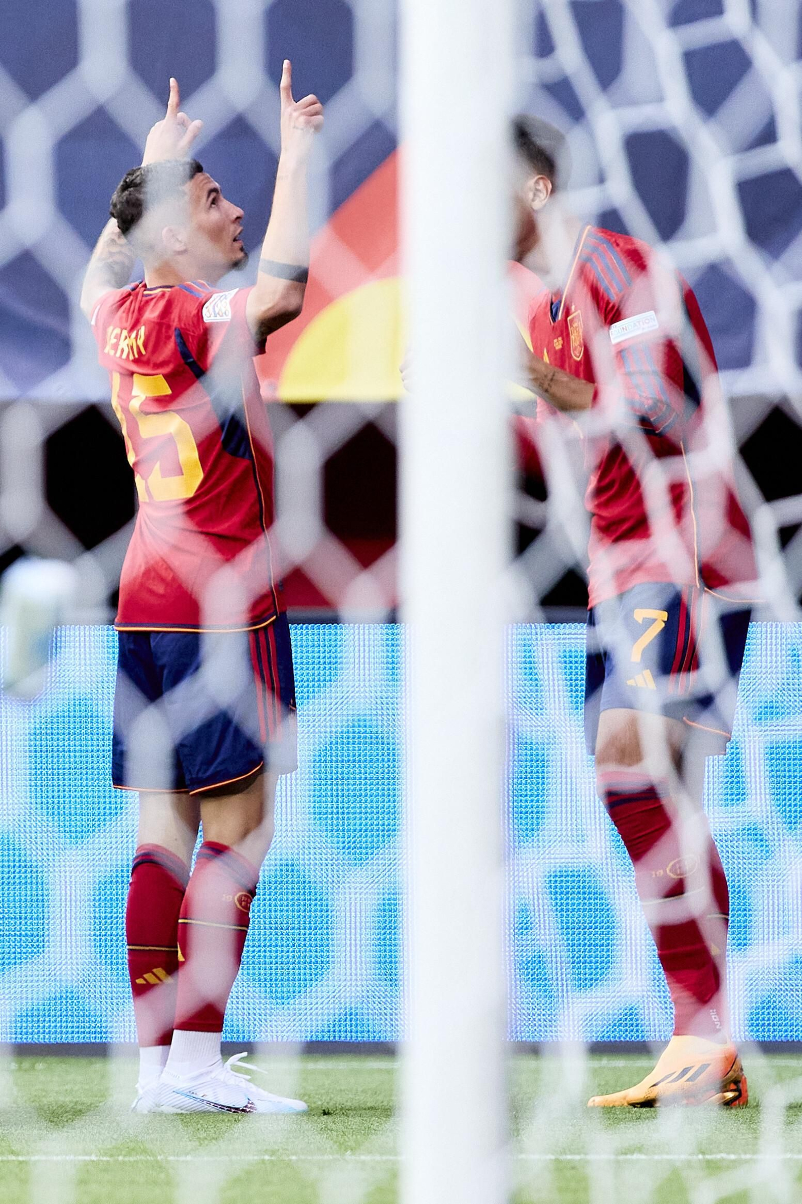 Las fotos del España - Italia