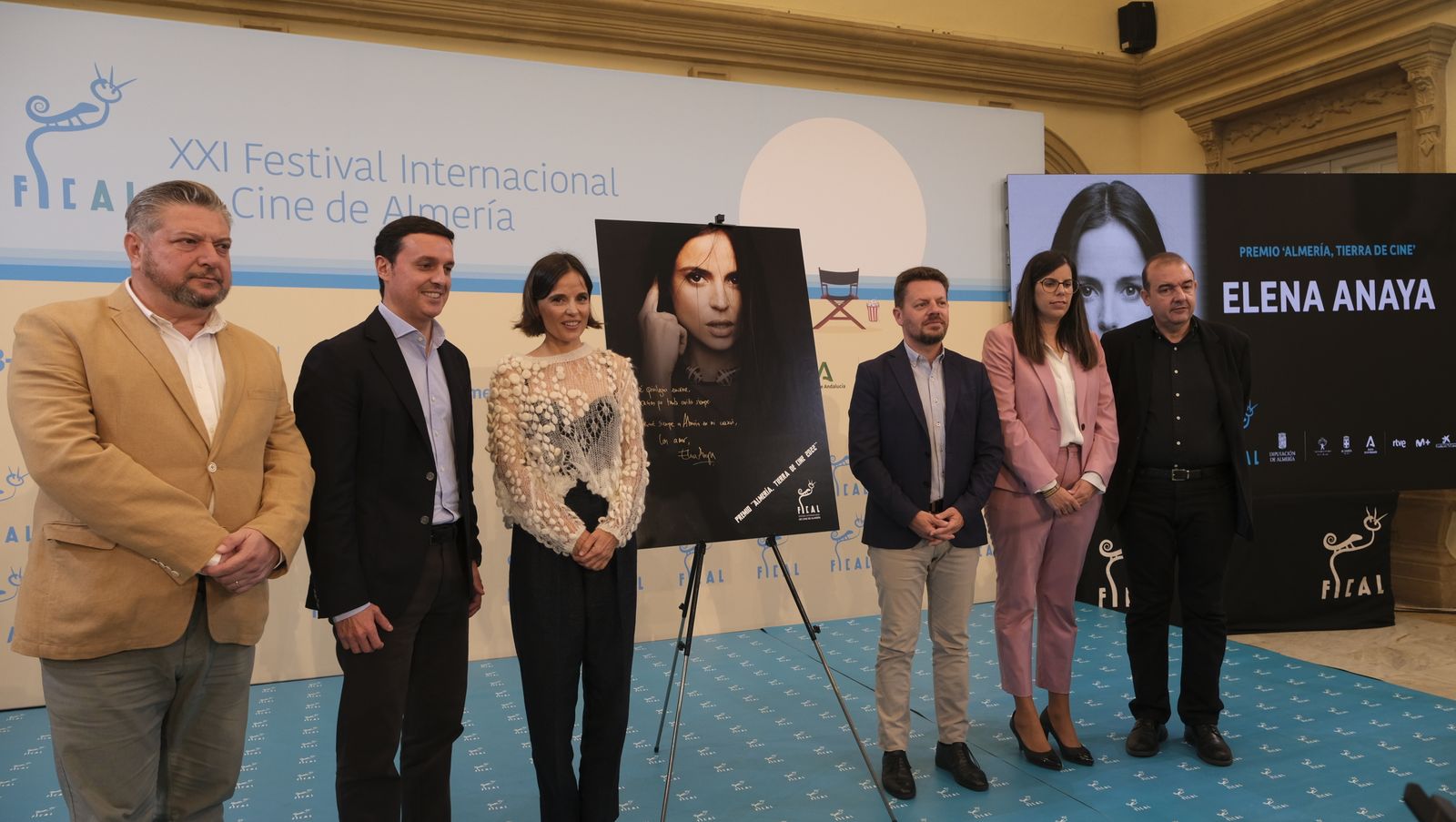 Imágenes de la actriz Elena Anaya en rueda de prensa en FICAL 2022