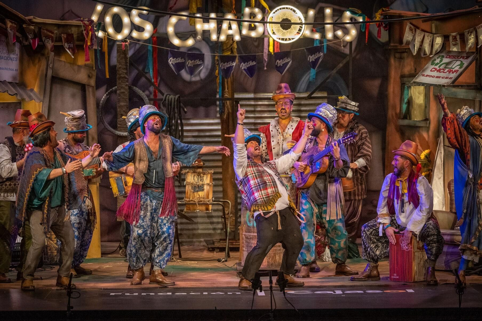 La chirigota de Los Molina concursó en 2024 como 'Los Chaboli'.