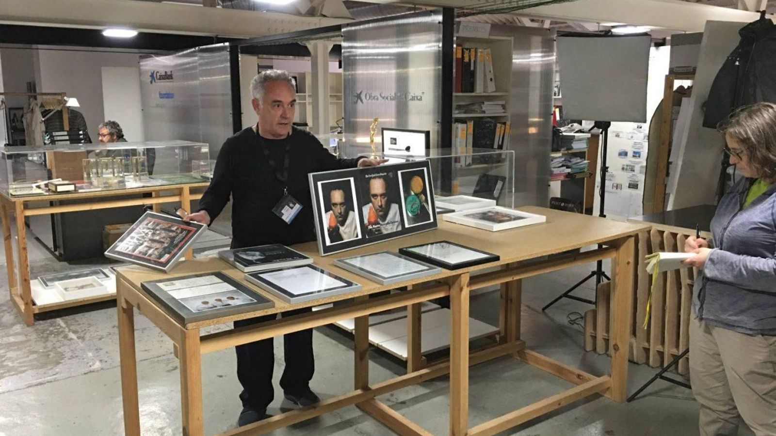 Ferrán Adriá, en una parte del museo 'elBulli 1846'.