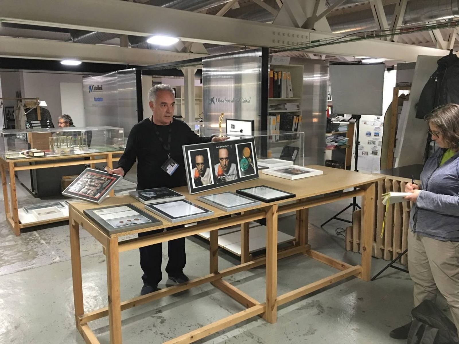 Ferrán Adriá, en una zona del museo 'elBulli 1846'.