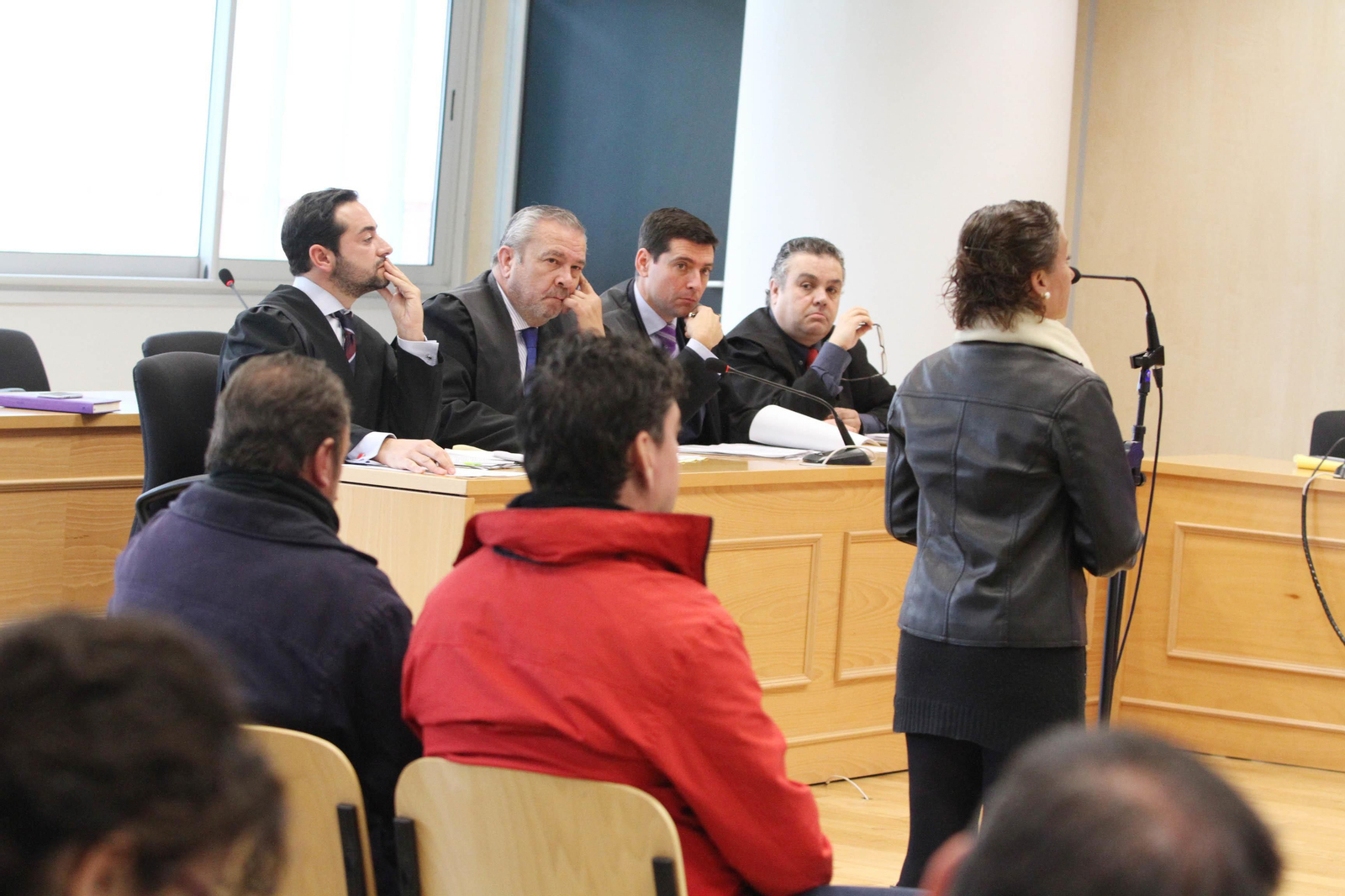 La madre del Cuco, en el juicio por quebrantar la orden de alejamiento.