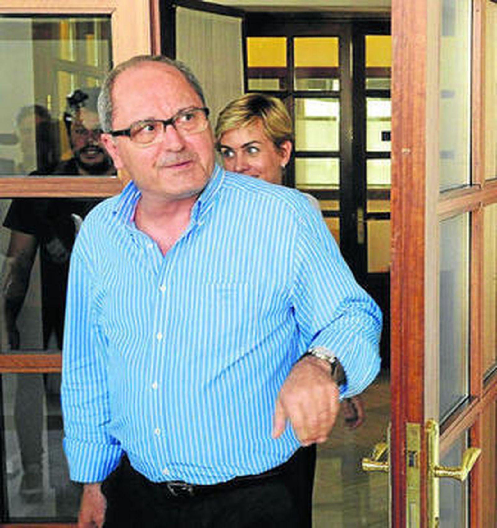 Juan Cornejo, número dos del PSOE andaluz, en el Parlamento.