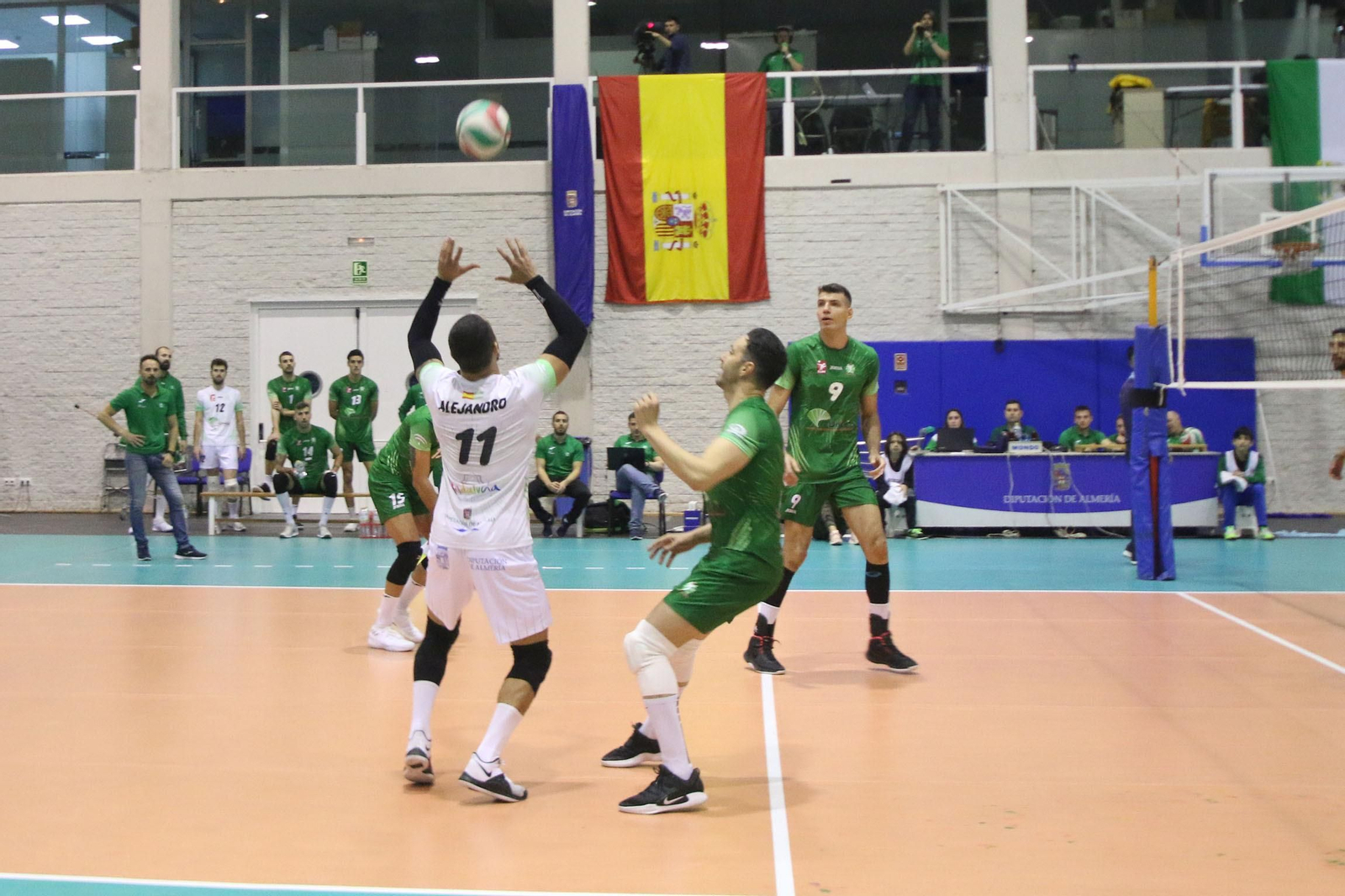 Imágenes del partido de voleibol Unicaja Almería-Ushuaia Ibiza