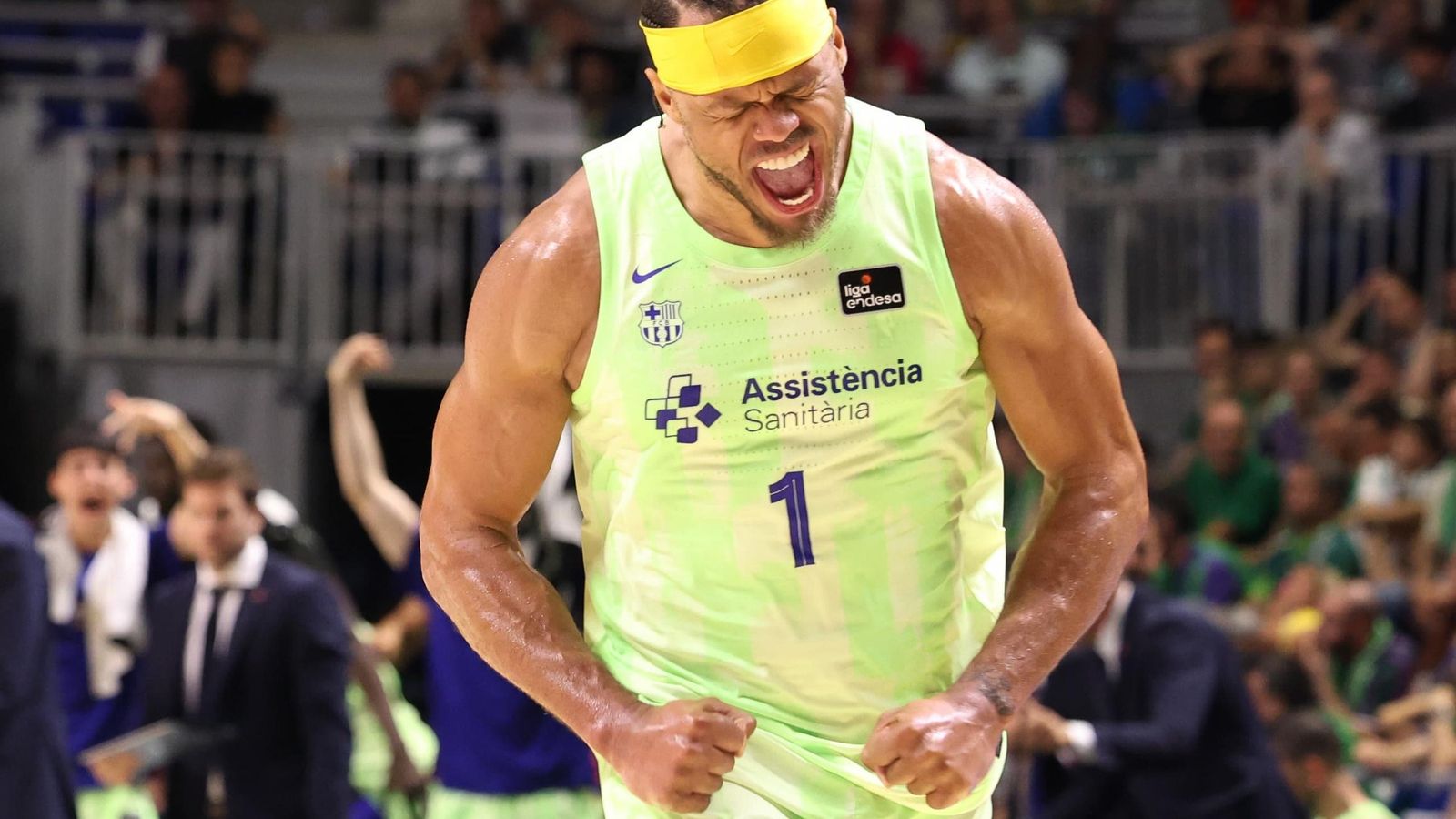 Las fotos del Unicaja-Barcelona, primer partido del play off de la Liga Endesa