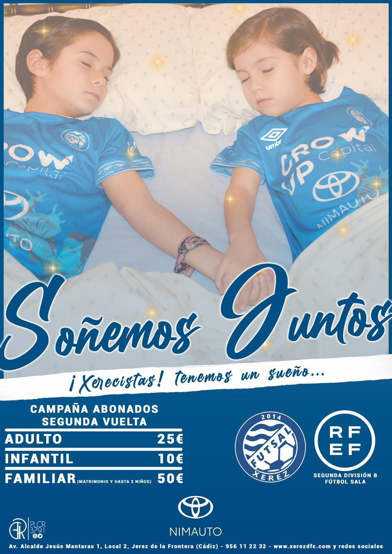 Cartel de la campaña de socios de la segunda vuelta.