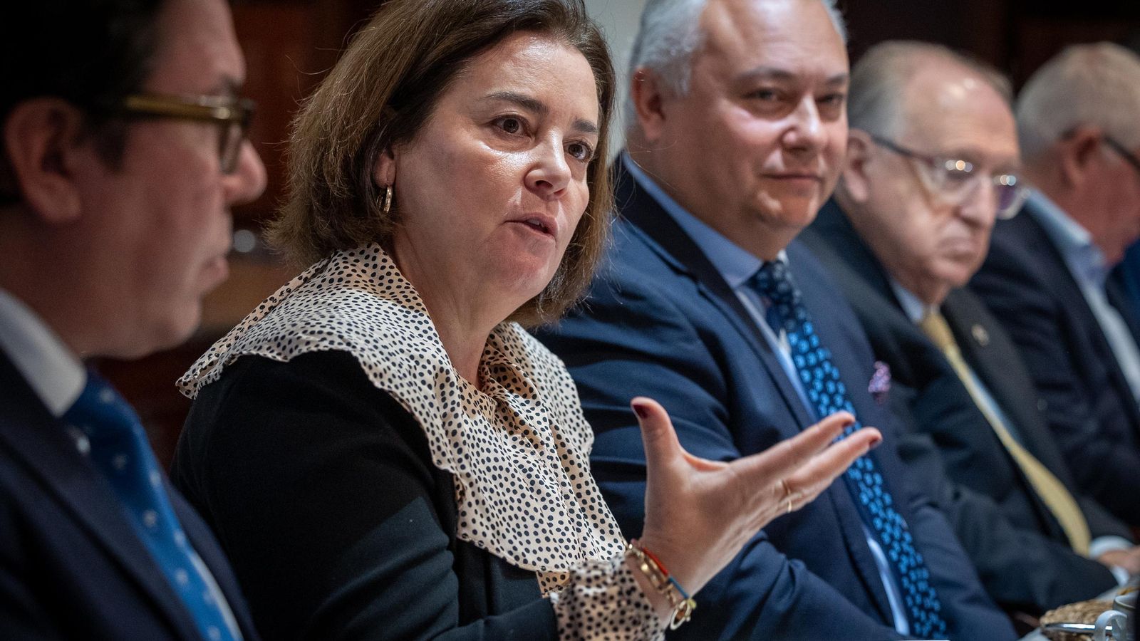 Paula Vilches habló sobre el aula de arquitectura de su colegio.