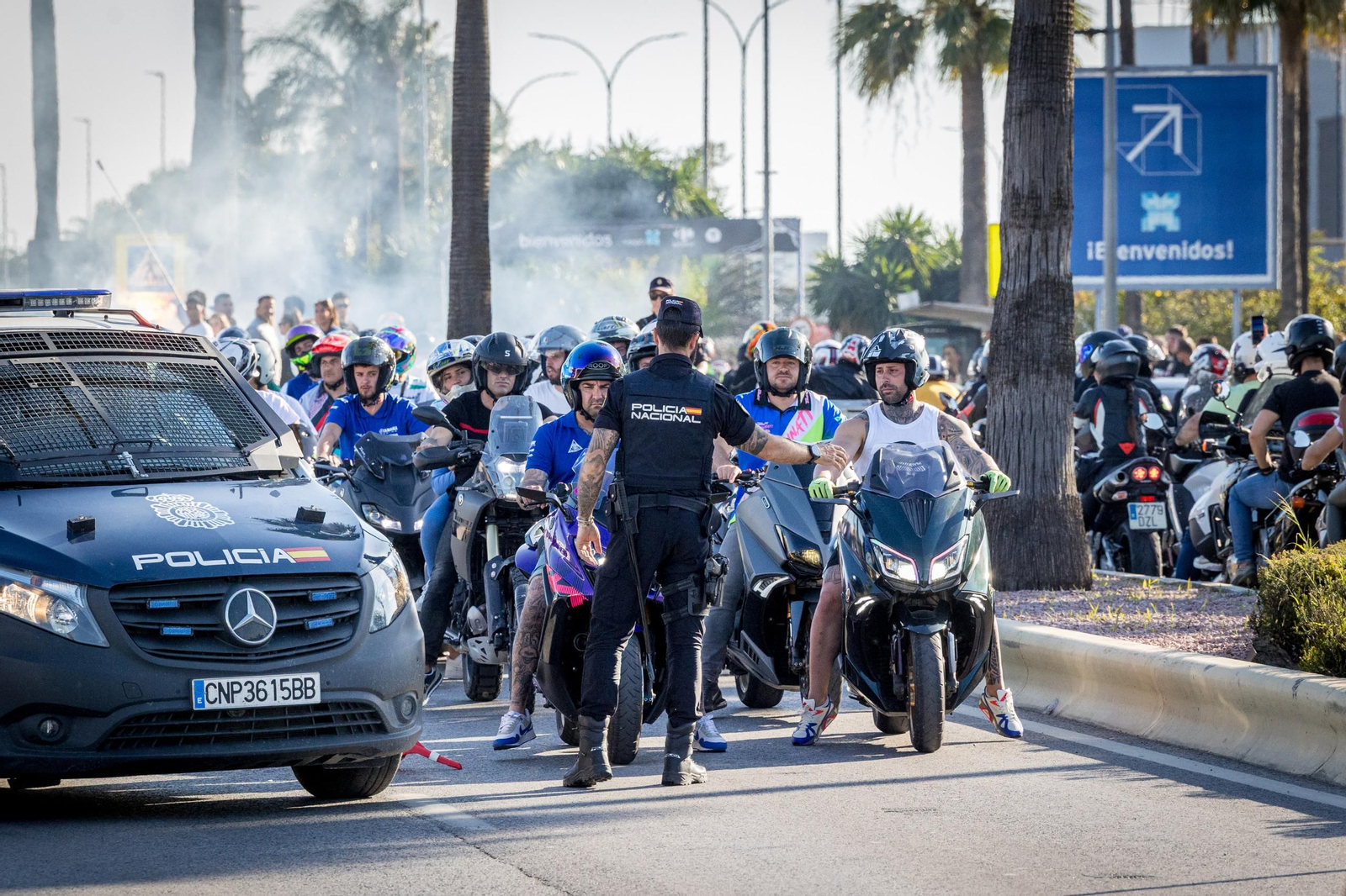 Las imágenes del sábado de Motorada en El Puerto por el Gran Premio de Motociclismo de Jerez 2025