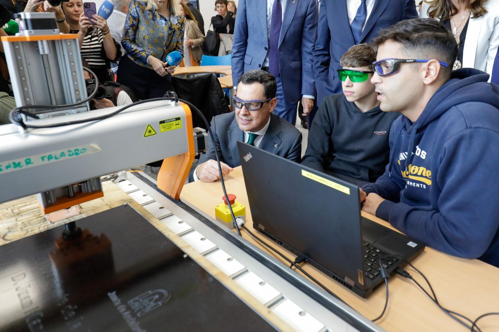 Nuevo centro de Formación Profesional Base Tecnológica Aeronautica "Javier Imbroda", en La Rinconada