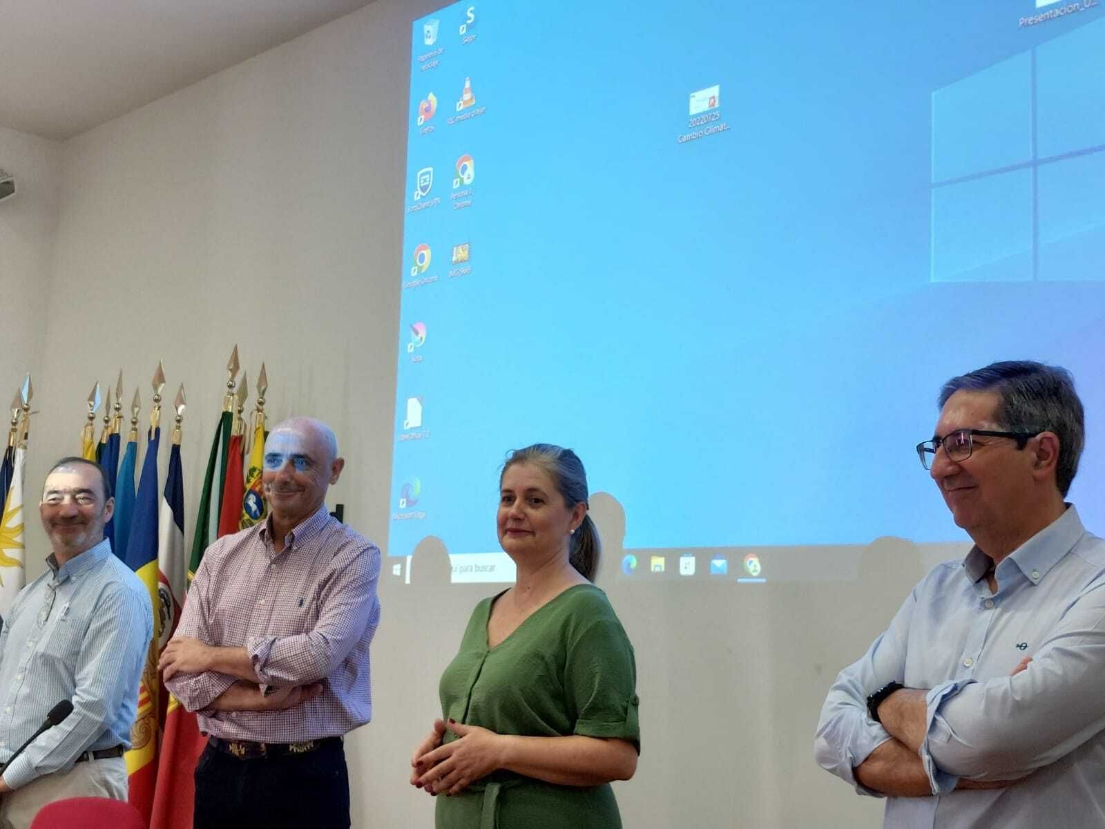 Un momento de la inauguración del curso en la sede de la UNIA en La Rábida.