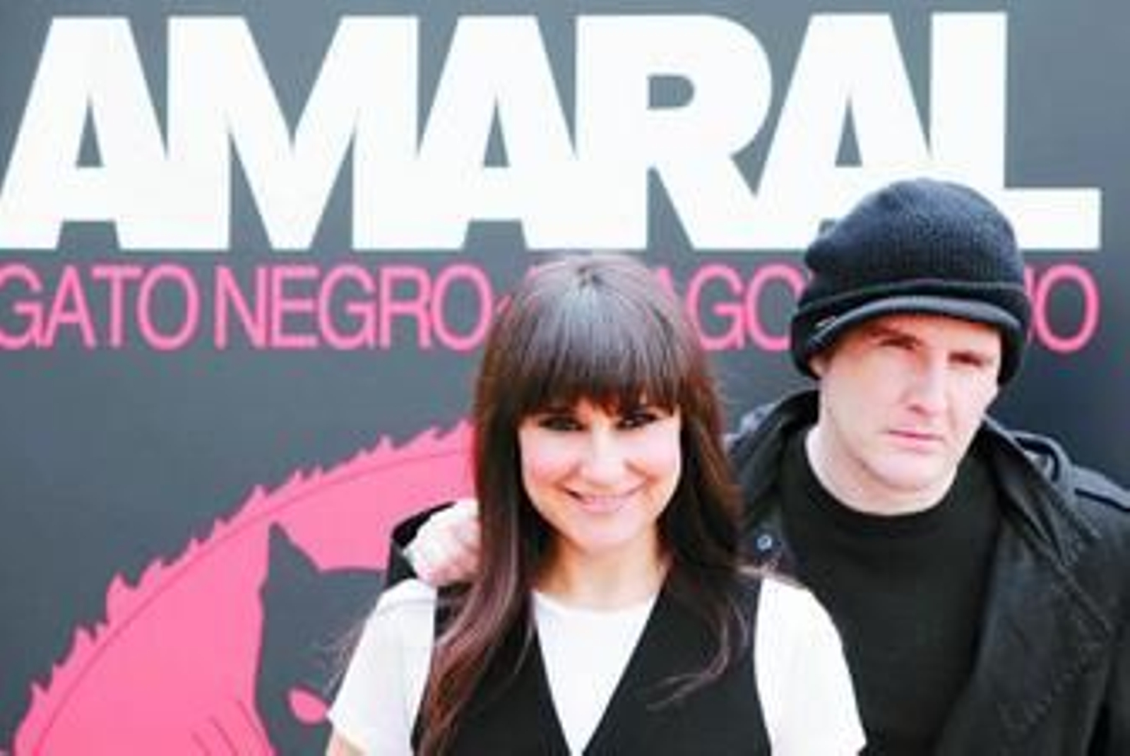 Eva Amaral y Juan Aguirre, durante la presentación de su último trabajo discográfico.