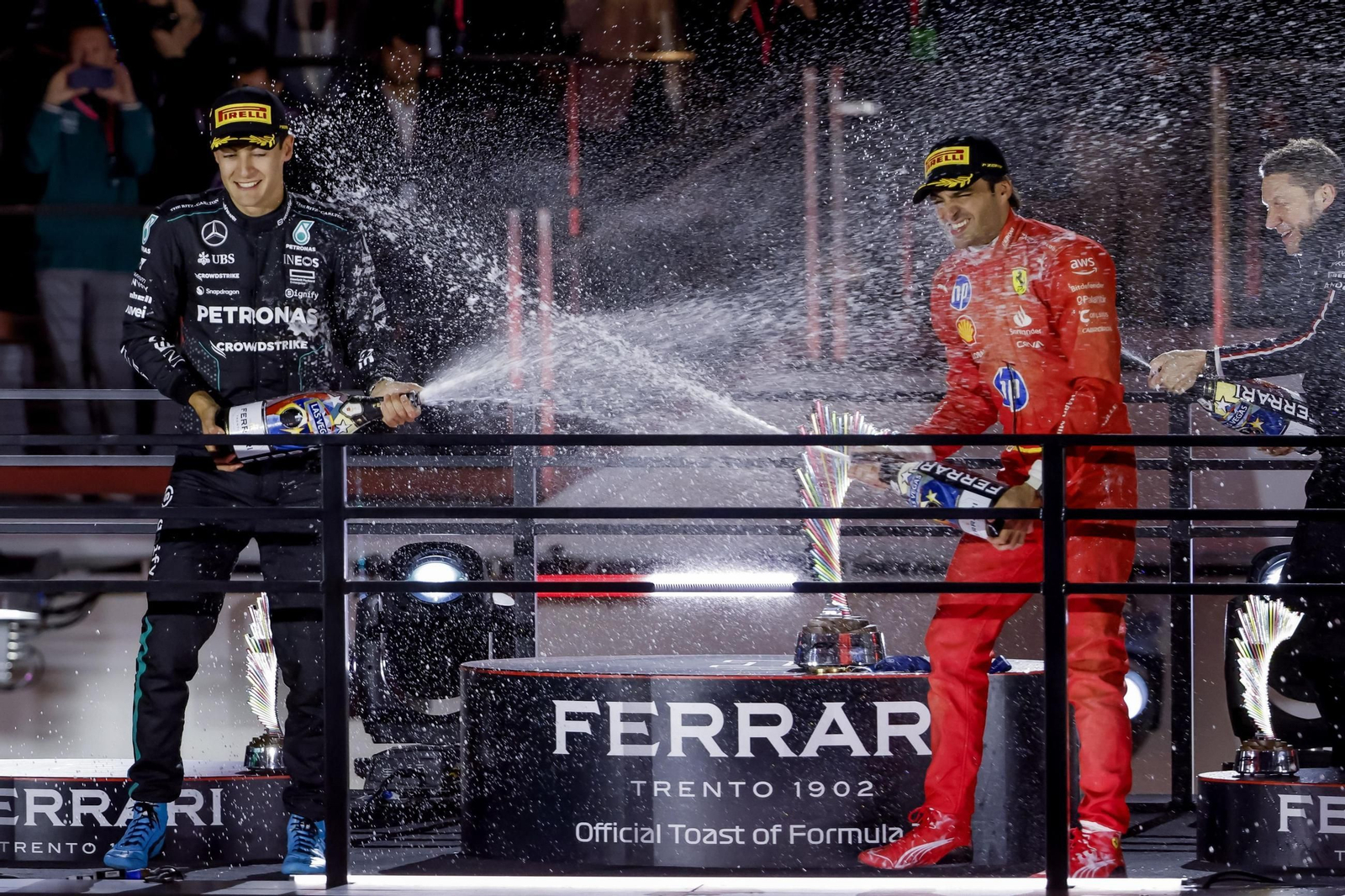 Las fotos del título mundial de Verstappen en Las Vegas