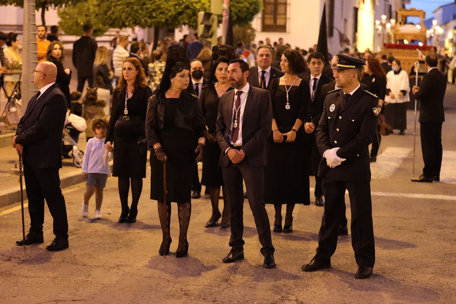 Una procesión en Semana Santa.