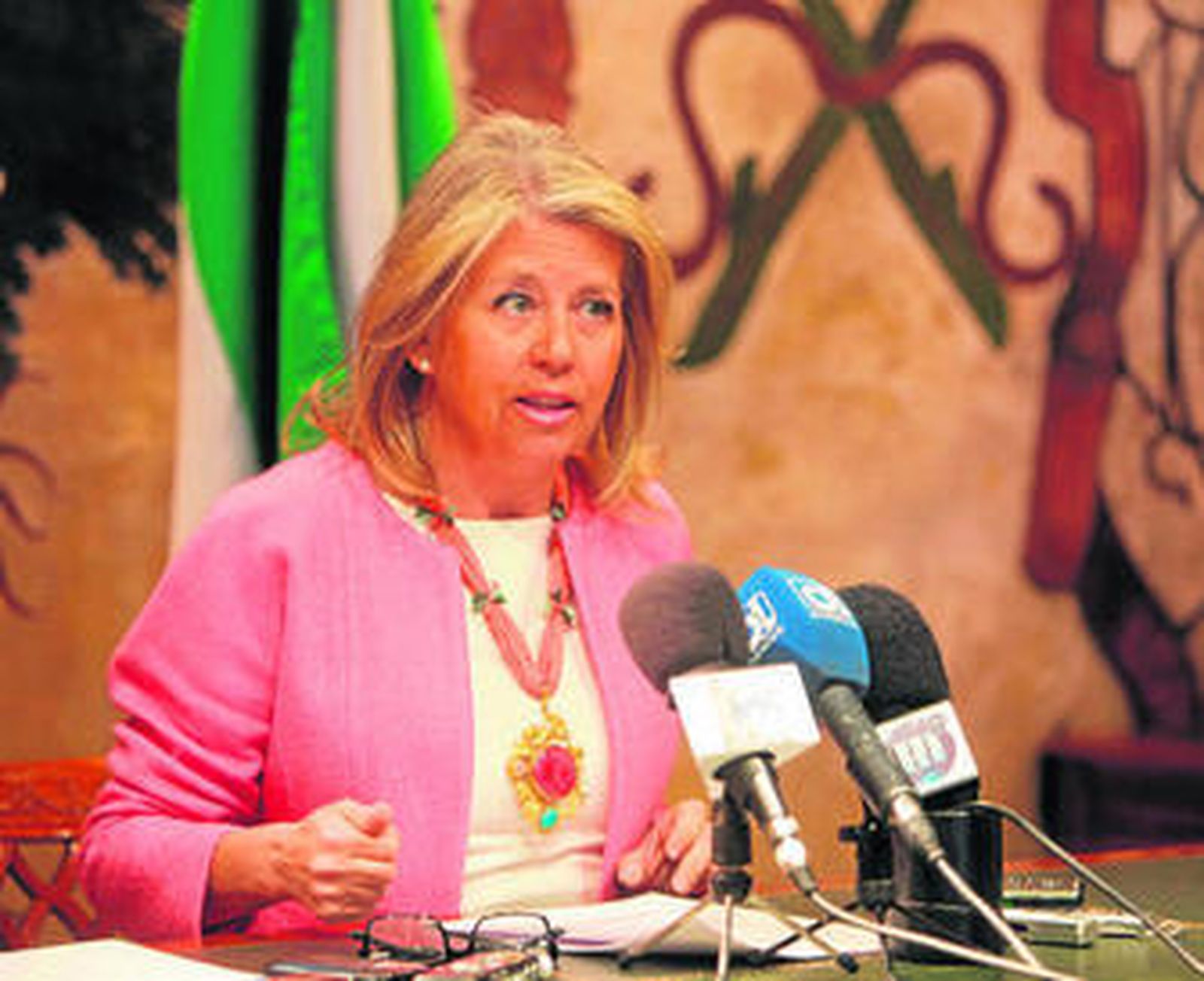 Ángeles Muñoz, alcaldesa de Marbella, ayer.