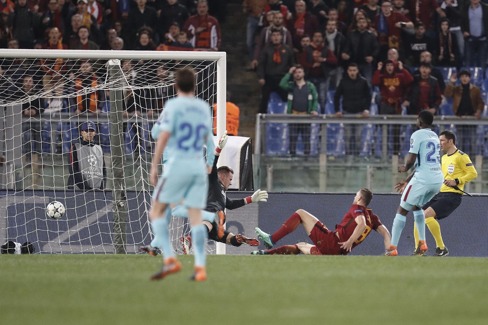 El Roma-Barcelona, en imágenes