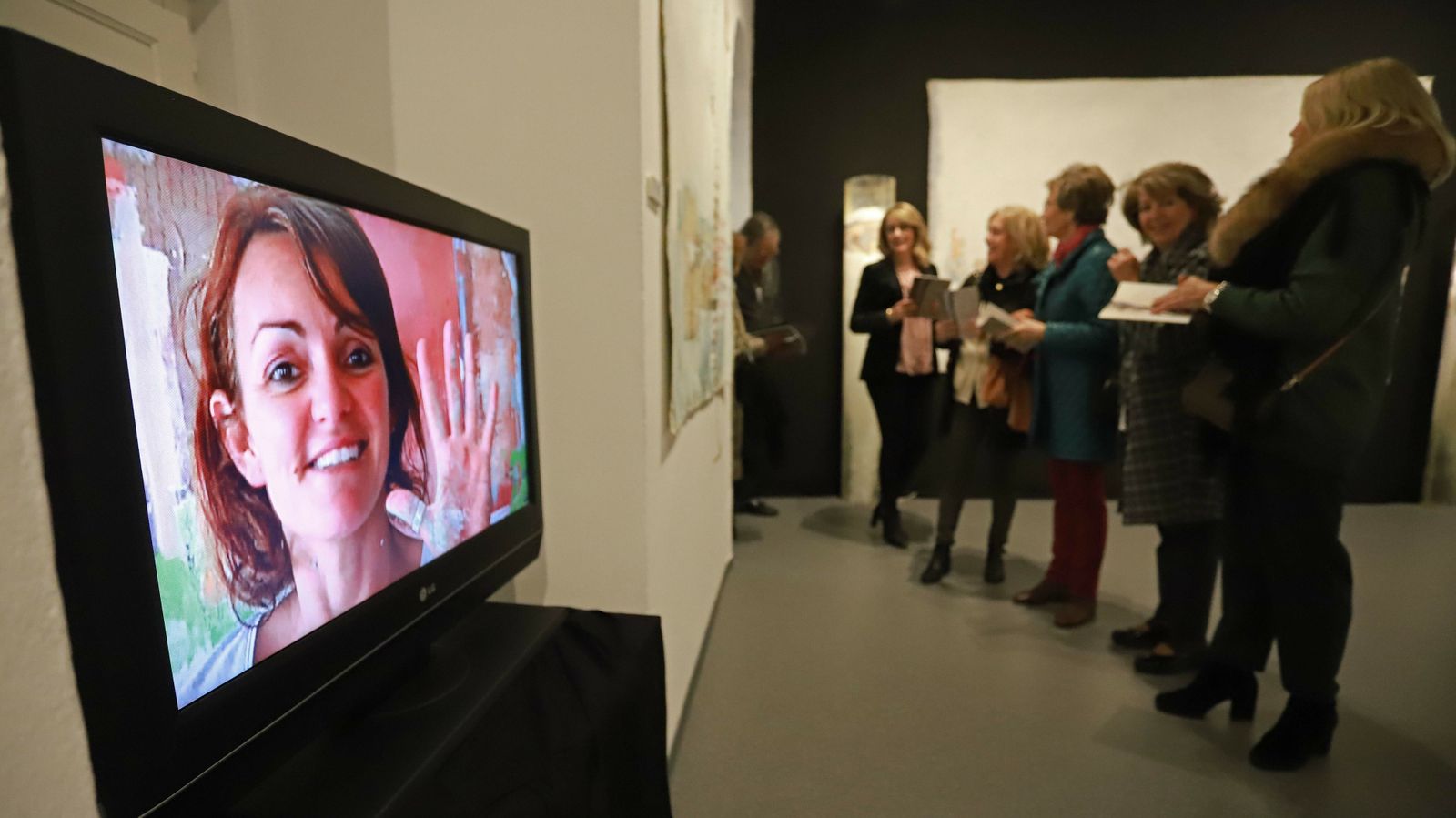 Inauguración de la exposición de Blanca Orozco en el museo municipal  de Algeciras