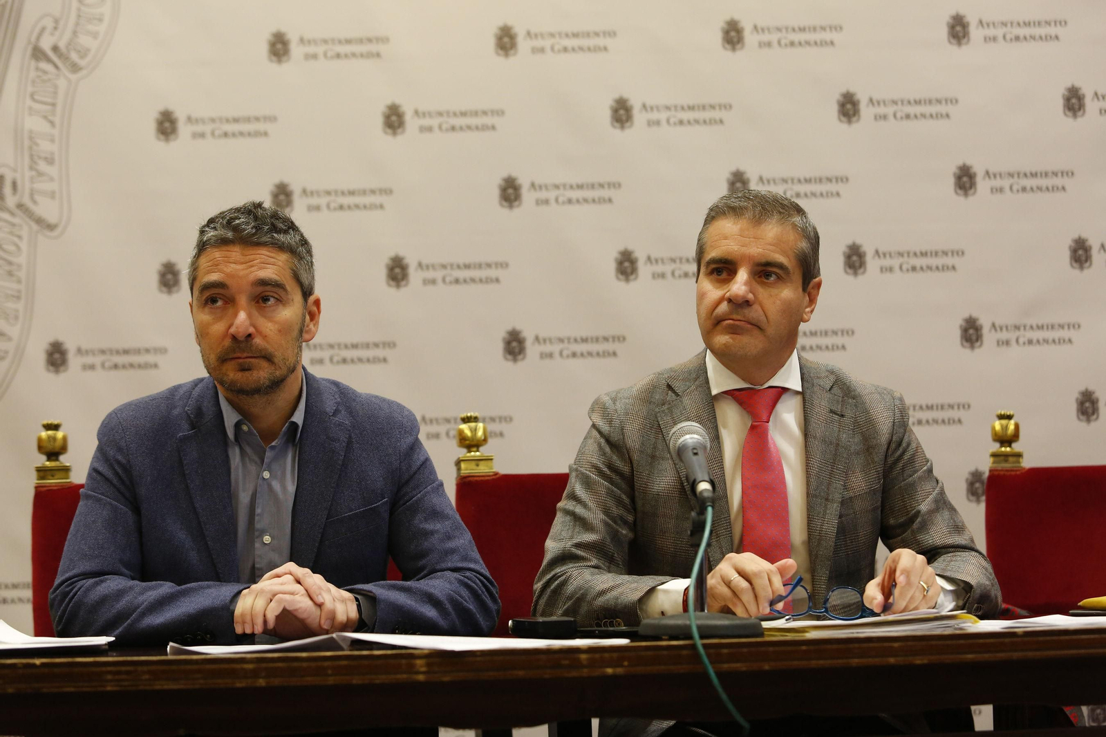 Manuel Olivares (Cs) y César Díaz (PP), ambos negociarán esta tarde