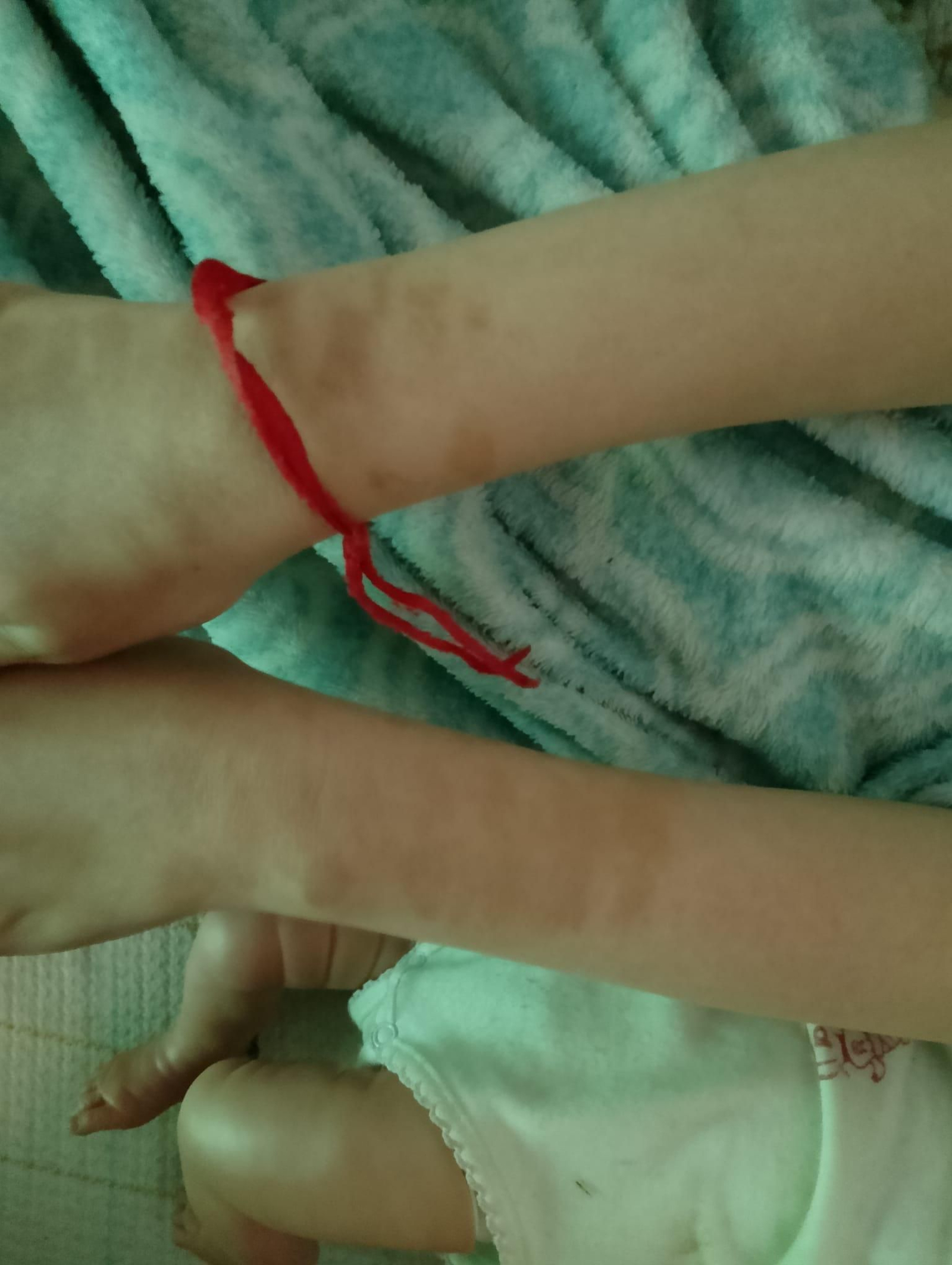 Fotografía aportada por la madre en su denuncia ante la Guardia Civil.