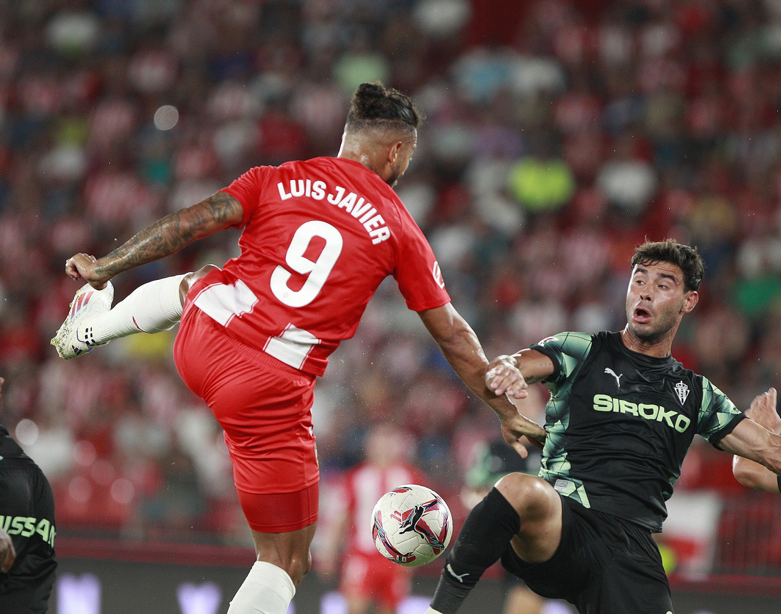 El partido U.D. Almería-Sporting de Gijón, en imágenes