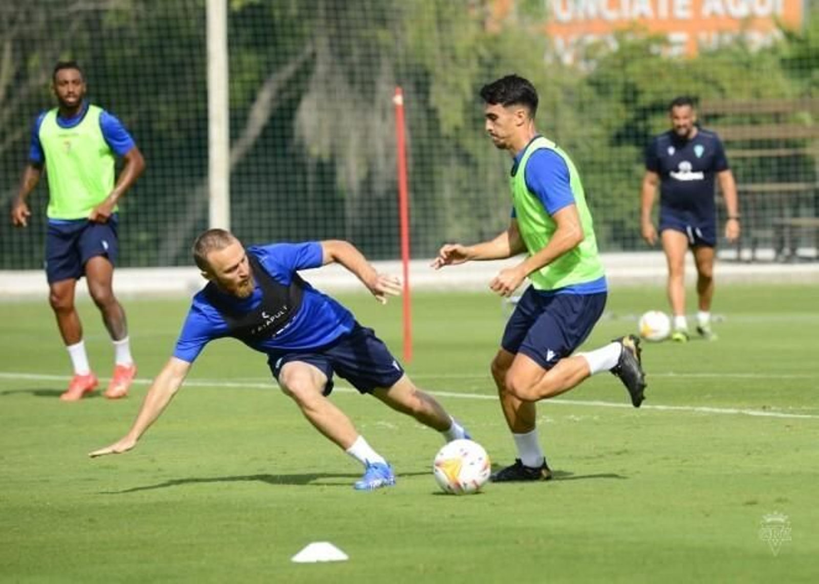 Haroyan (i) y Chapela en una sesión en Marbella.