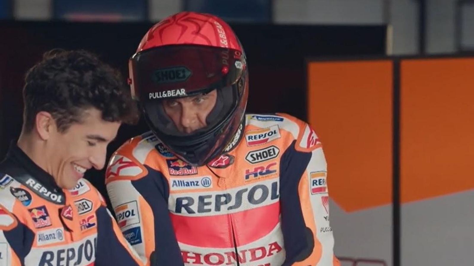 Joaquín, listo para salir a pista a rodar junto a Márquez.