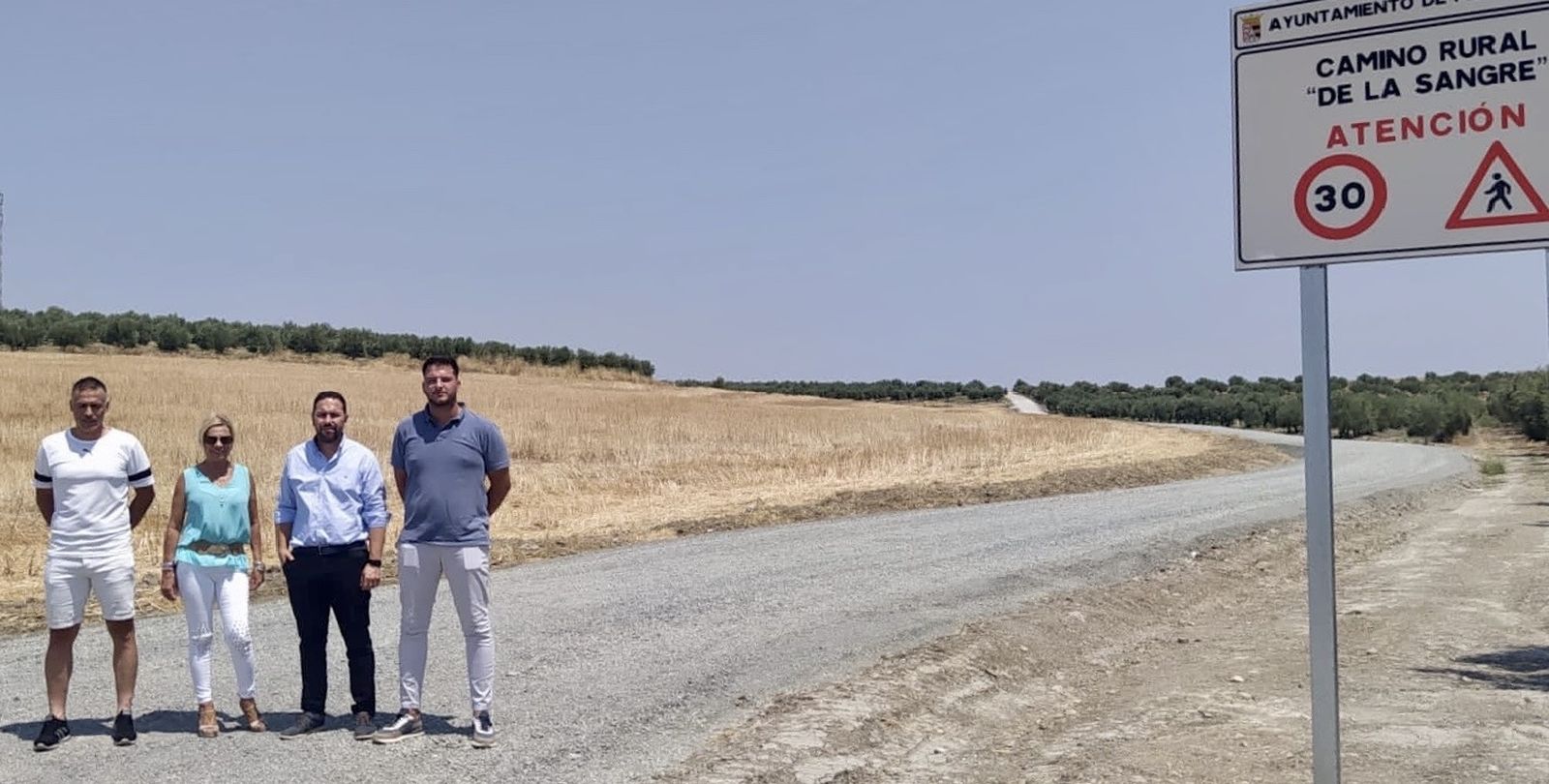 Entrega del camino De la Sangre.