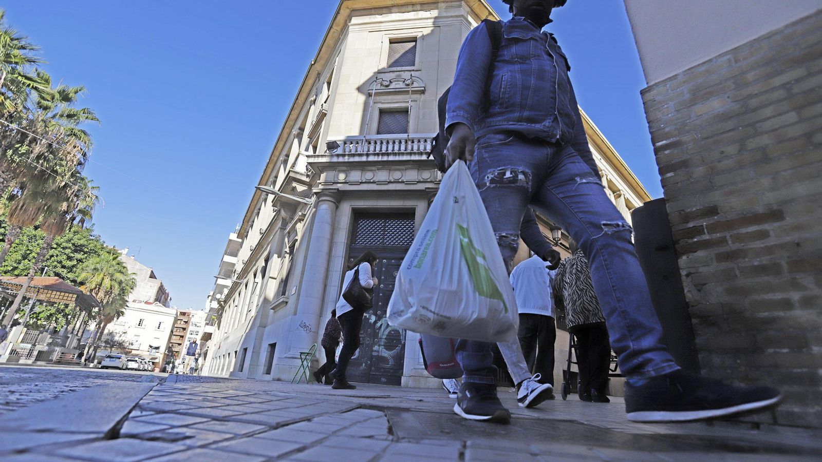 El Banco de España en Huelva.