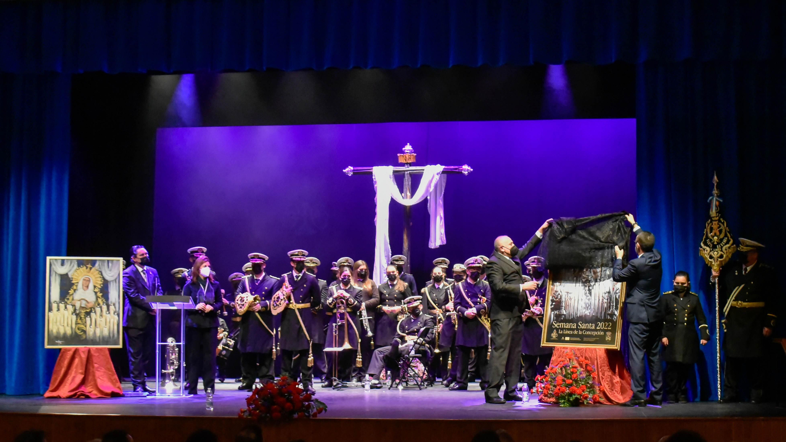 Las fotos de la presentación del cartel de la Semana Santa 2022 de La Línea