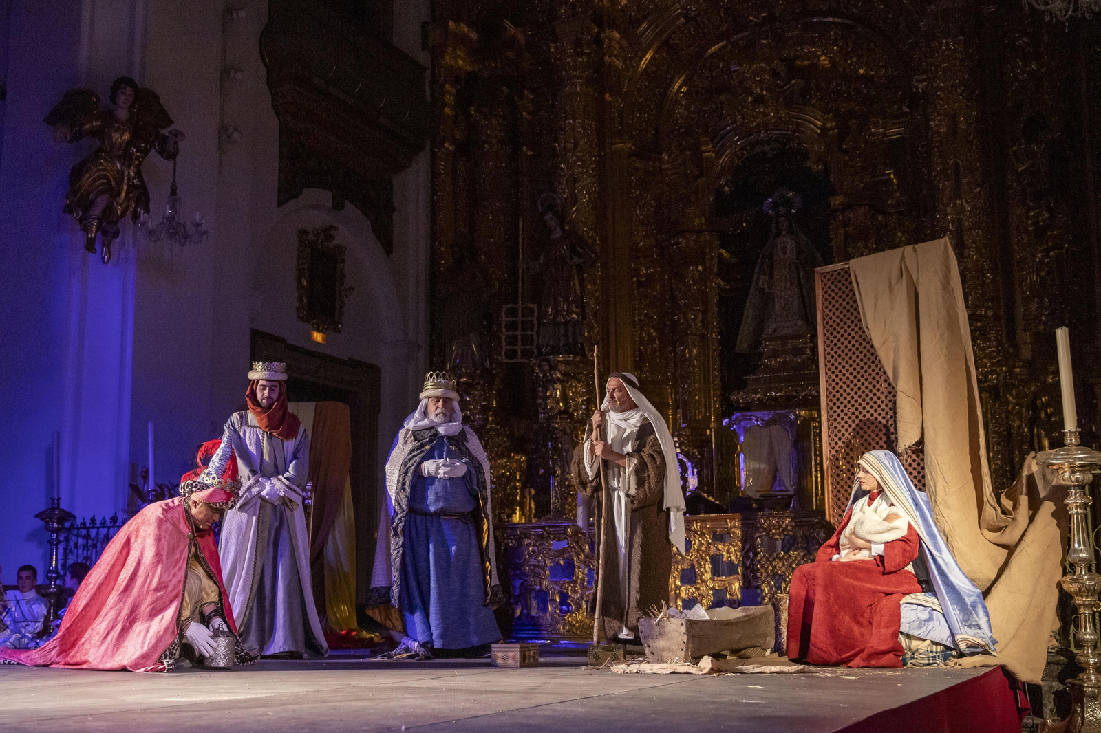 La representación de 'Los coloquios de la infancia de Jesús’ de Alcaracejos, en imágenes