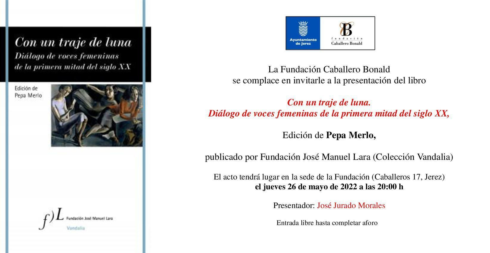 Con un traje de luna, en la Bonald