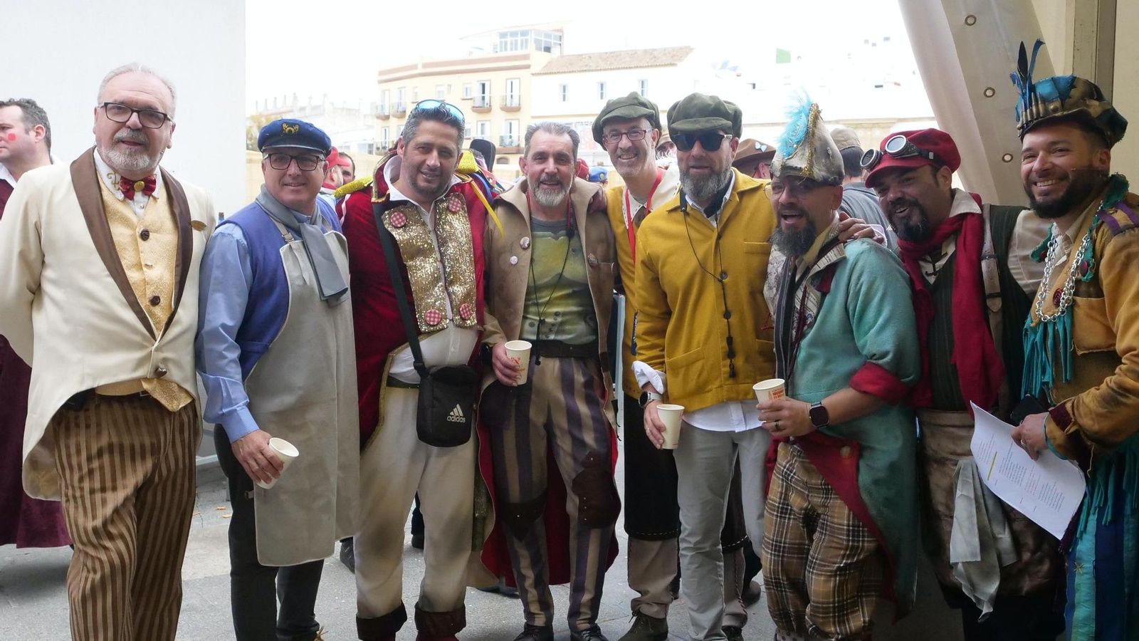 Participantes en el pregón.