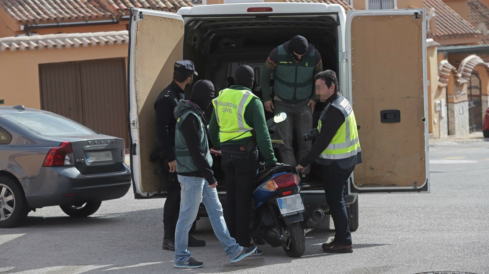 Imágenes del operativo contra el narcotráfico en Algeciras
