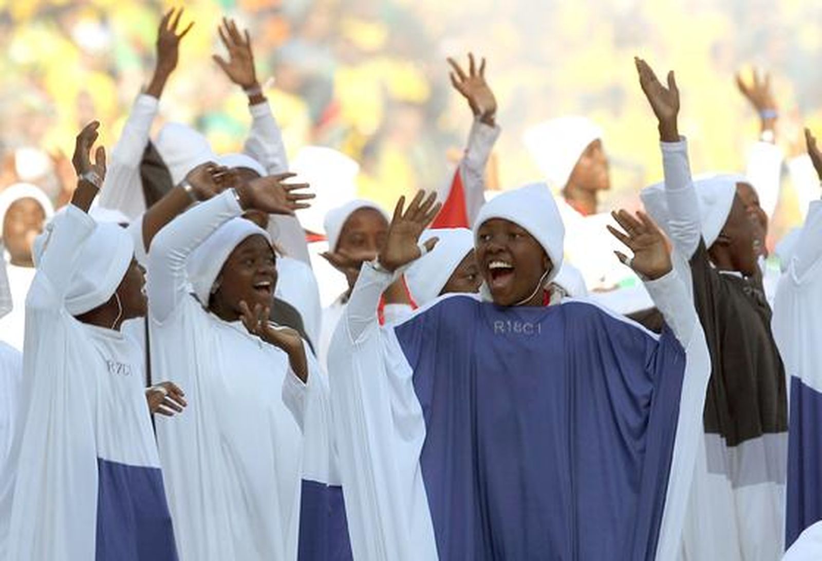 Una fiesta de música y color abre oficialmente el Mundial de Sudáfrica 2010.

Foto: Efe