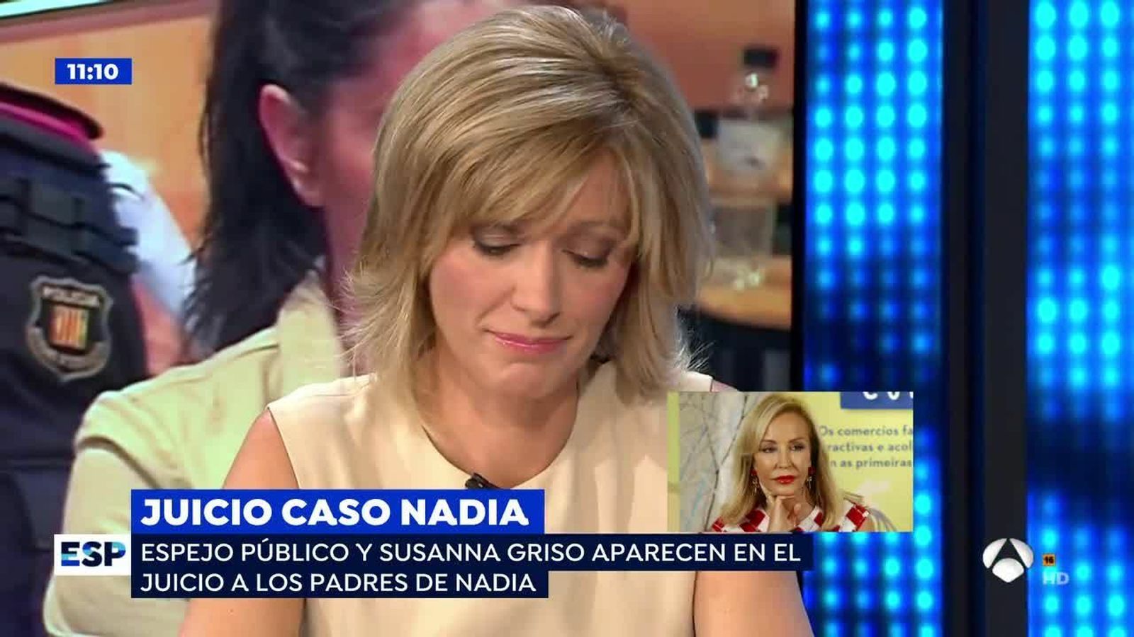 La periodista Susanna Griso en un programa anterior matinal