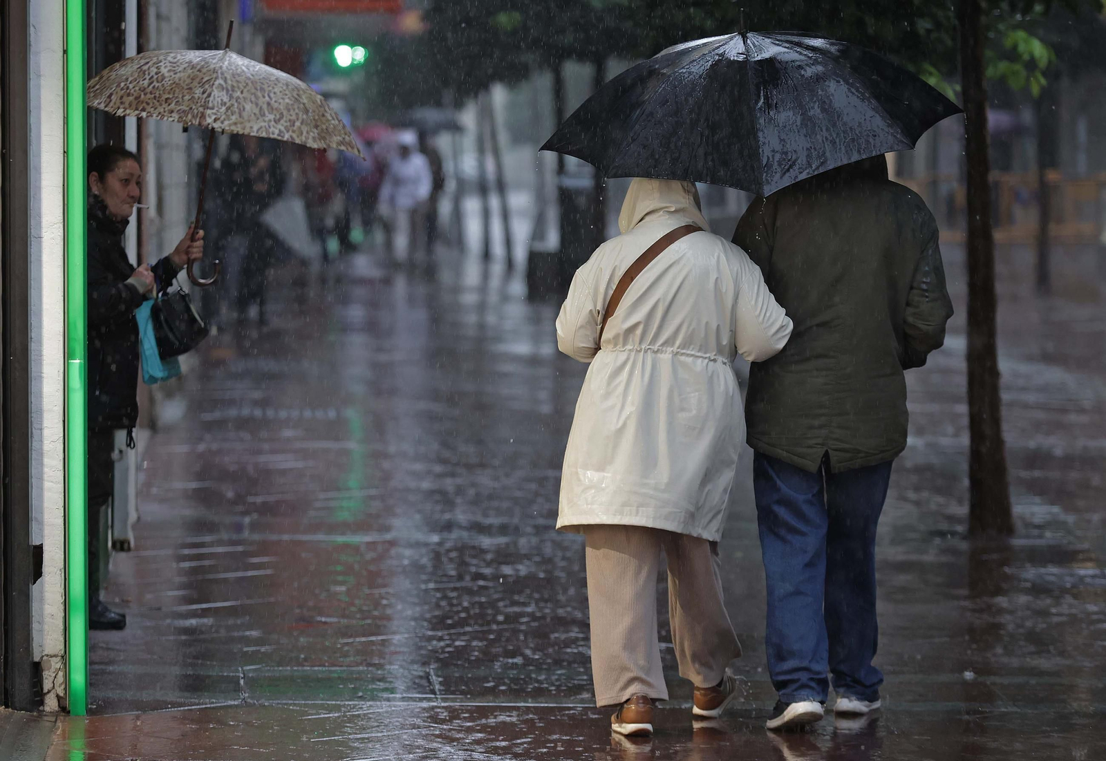 Fotos de la alerta naranja por lluvias en Algeciras